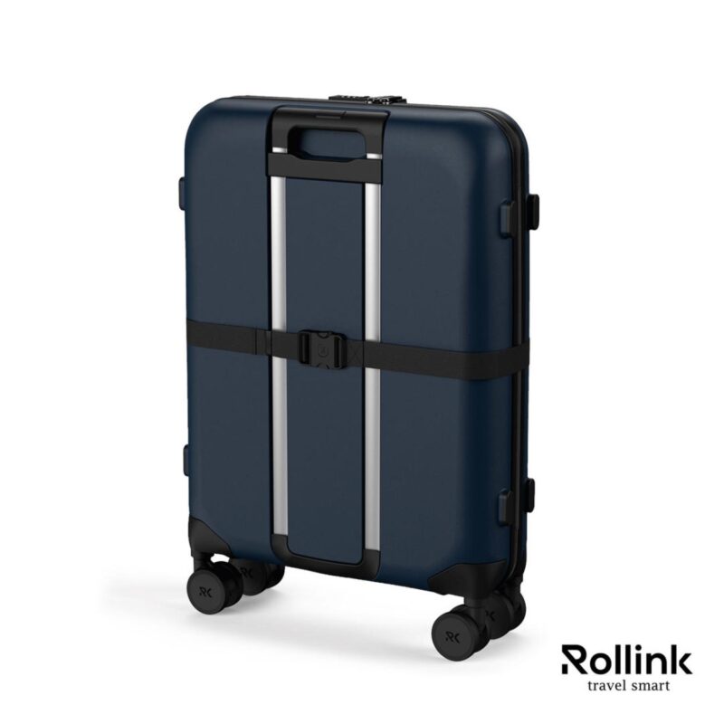 Custom Rollink? Flex 360 Medium Checked 4 Wheel Suitcase - 4