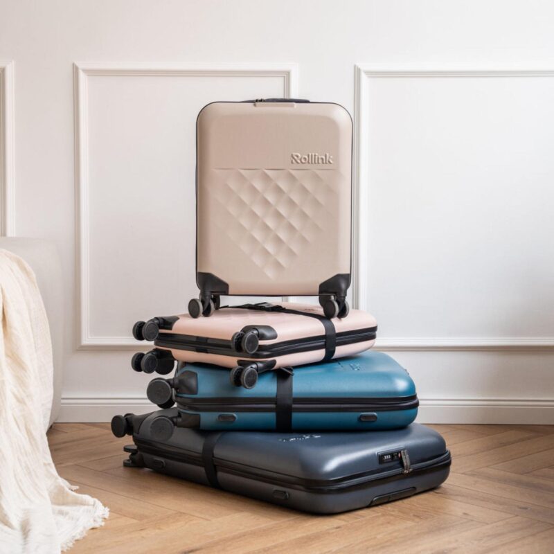 Custom Rollink? Flex 360 Medium Checked 4 Wheel Suitcase - 8