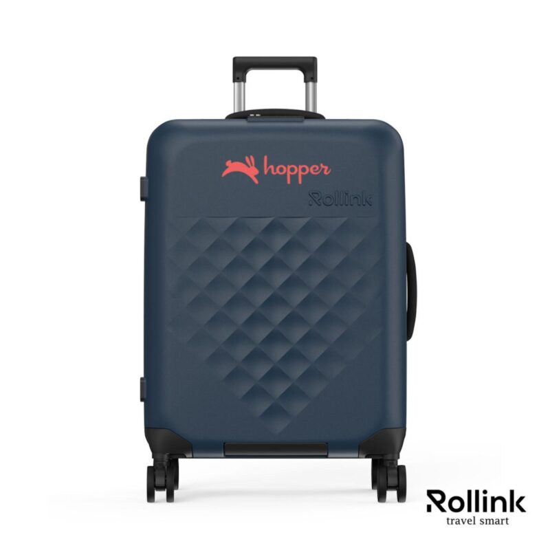 Custom Rollink? Flex 360 Medium Checked 4 Wheel Suitcase