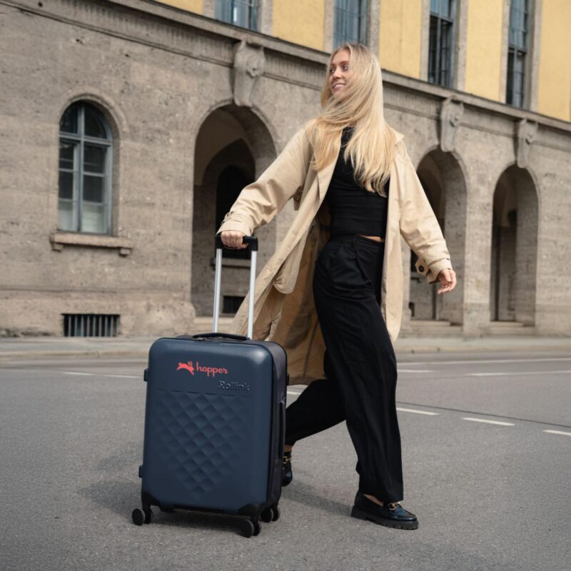 Custom Rollink? Flex 360 Medium Checked 4 Wheel Suitcase - 9