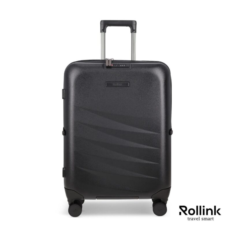 Custom Rollink? Mono 26" Medium Checked Luggage - 1