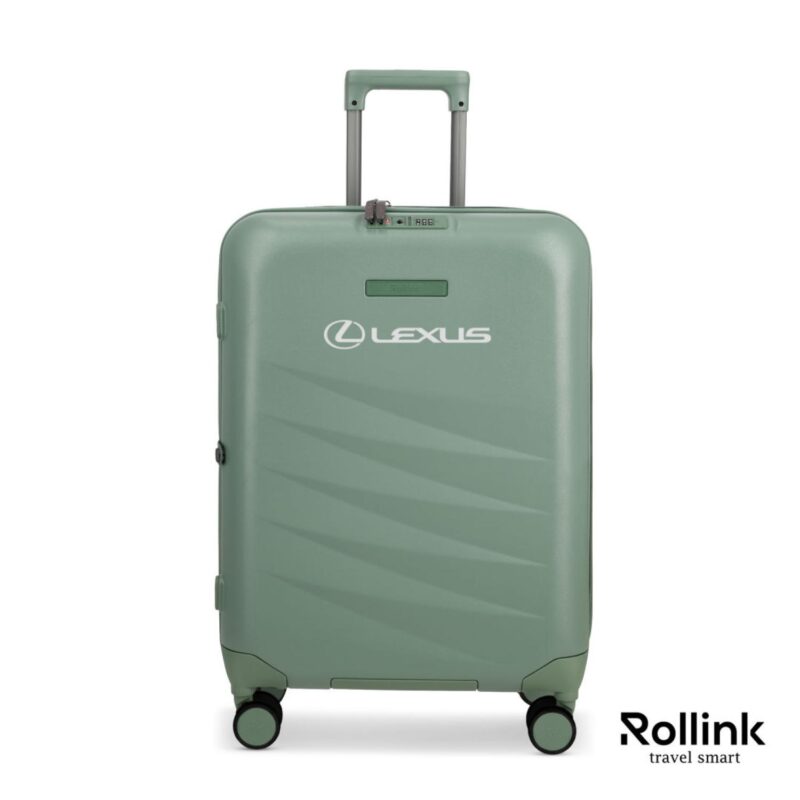 Custom Rollink? Mono 26" Medium Checked Luggage - 2